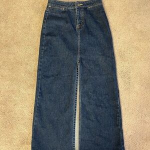 Women's Blue Denim Jean Skirt